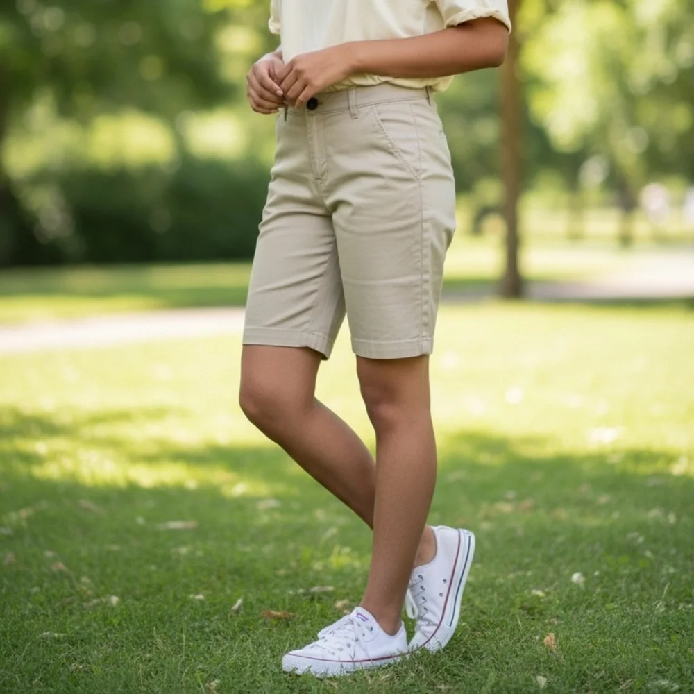 Old Navy Girl Sz 14 Tan Shorts